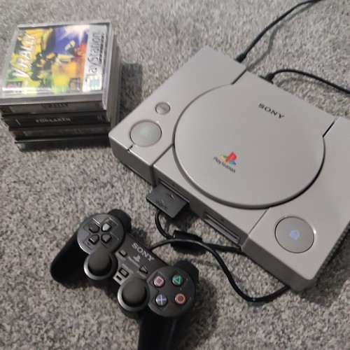 Sony playstation grey console - sony,