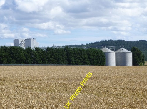 Photo 6x4 grain - grain, silos