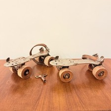 PATTINI VINTAGE REGOLABILI ANNI 60 METALLO RETRÓ DESIGN GIOCATTOLI D’EPOCA RARI