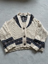 Cardigan jacquard oversize