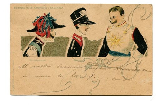 Cartolina carabinieri reali - cartolina,