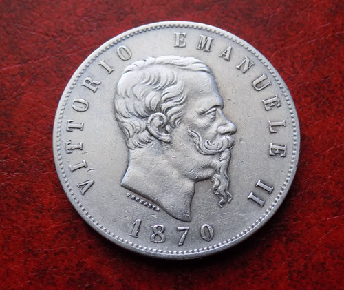 Lire 1870 zecca milano - 5,