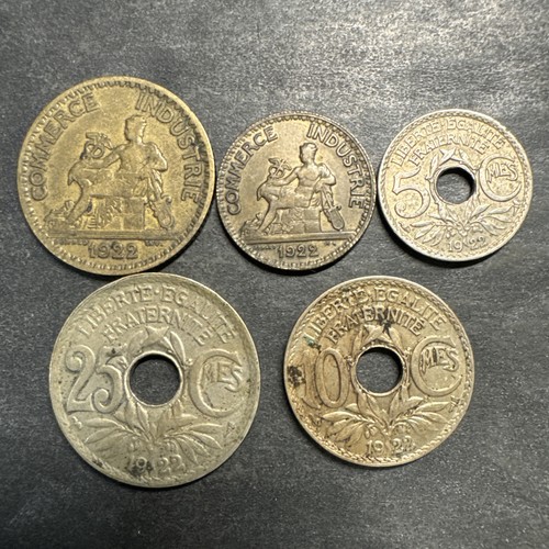 Francia 1922 tipo set 5 - tipo,