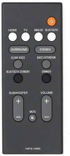 Telecomando soundbar yamaha - soundbar,