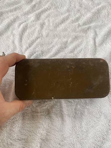 Antica scatola latta della - scatola,