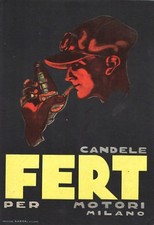 PUBBLICITA' 1920 CANDELE FERT