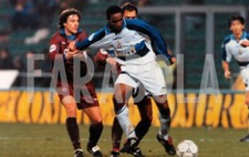 Foto vintage Calcio, Inter vs Reggiana, Paul Ince, stampa 20 x 15 cm