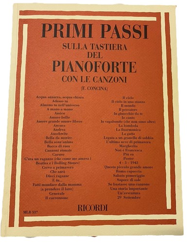 Primi passi sulla tastiera - primi,