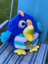 Peluche uccellino KooKoo blu