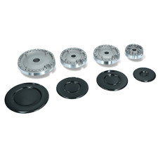 Kit 4 bruciatori + piattelli spartifiamma 4 fuochi cucina a gas MBM