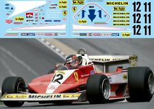 1/12 Decals for Ferrari 312T3