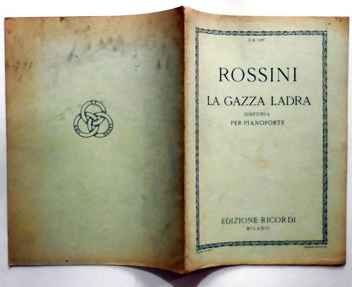 Spartito musicale rossini - musicale,