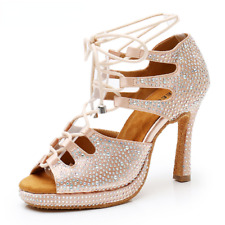 Scarpe da ballo latine raso