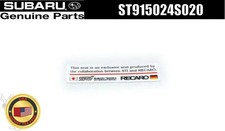 Emblema adesivo sedile