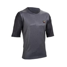 LEATT Maglia MTB Enduro 3.0 elastica grafite con maniche a tre quarti cross coun