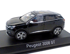 Peugeot 3008 GT 2016, nero, 1:43 NOREV
