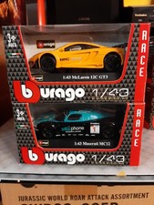 lotto burago 1/43 2 pezzi