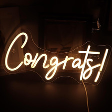 Targa LED Al Neon Con Scritta