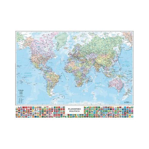 Carta geografica murale - geografica,