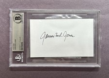 Carta indice firmata autografo