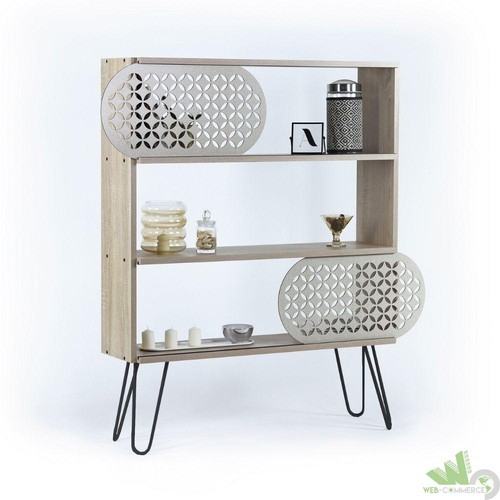 Libreria ripiani rovere - 3,