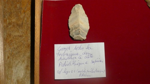 Silex prehistoire nucleus a - "nucleus,