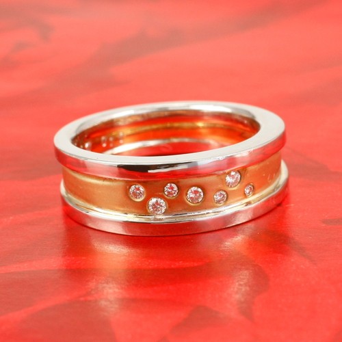 Pesante anello 585 oro - pesante,