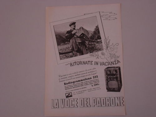 Advertising pubblicità 1939 - advertising,
