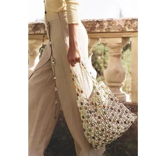 Borsa rete intrecciata - intrecciata, donna