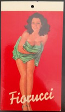 Fiorucci Etichetta Jeans Pin up label ADESIVO STICKER anni 80 vintage