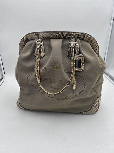 Borsa prada tela pitone - prada,