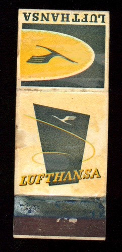 Lufthansa matchbox label anni - matchbox,
