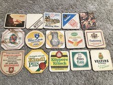 Sottobicchieri in cartone birra TEDESCO vintage lotto di 40 assortiti pub bar