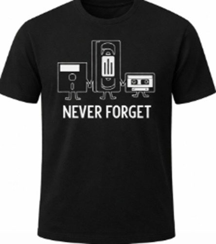 Never forget cassette tape vhs - never,