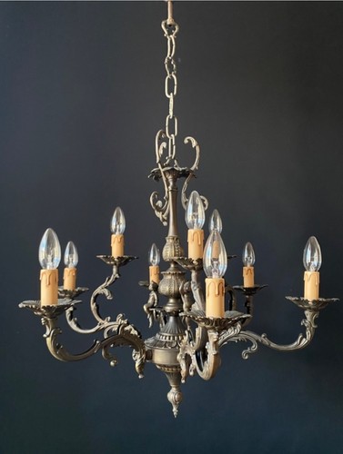 Lampadario antico bronzo - lampadario, in