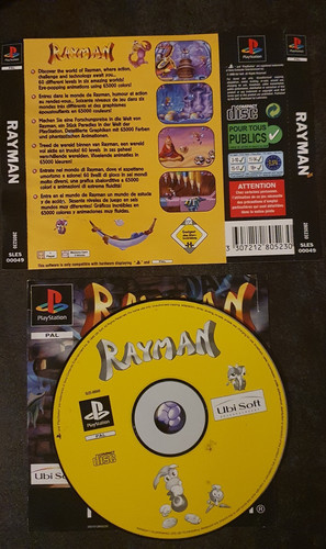 Rayman ps1 playstation psone - playstation,