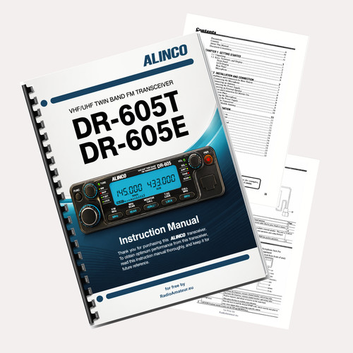 Alinco 605t 605e vhf - alinco, dr-605t
