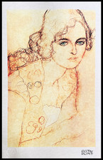 Gustav Klimt litografia COA