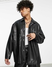 Giacca pelle oversize - pelle,