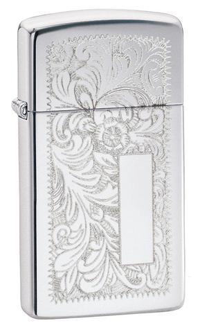 Zippo slim chrome - zippo, venetian®