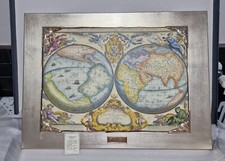 Quadro Mappamondo su foglio