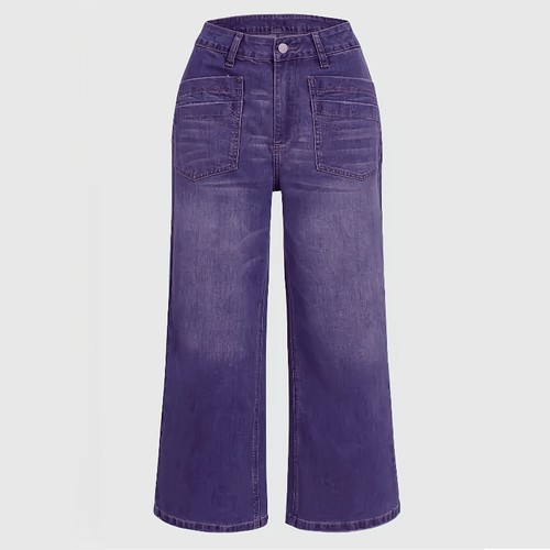 Jeans donna gamba larga - donna, a