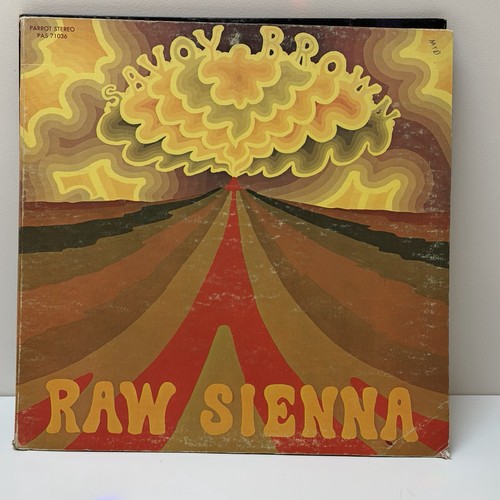 Savoy brown raw sienna vinyl - raw,