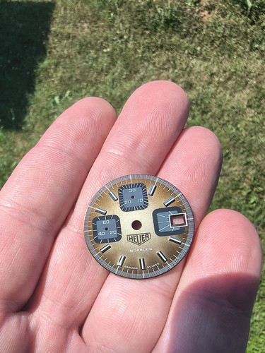 Quadrante heuer valjoux - heuer, 7765