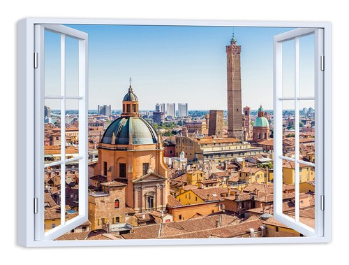 Quadro stampa tela - su, con