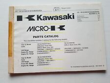 Kawasaki KLF 4X4 QUAD 1993-95 catalogo ricambi copia da microfiche originale