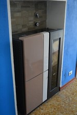 Termostufa idro Ravelli hr 160 snella, 20 kw