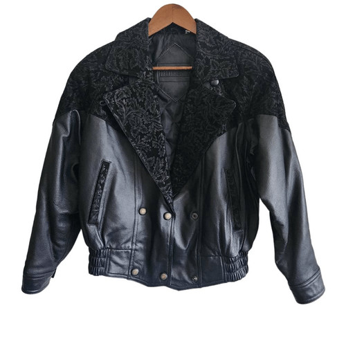 Giacca pelle vintage - , anni