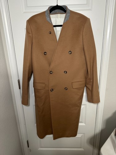 Cappotto cammello doppiopetto