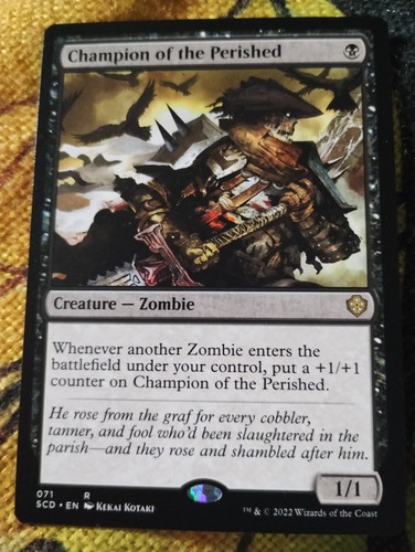 Champion the perished - champion,